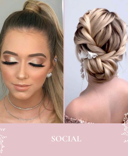 Maquillaje y Peinado Social